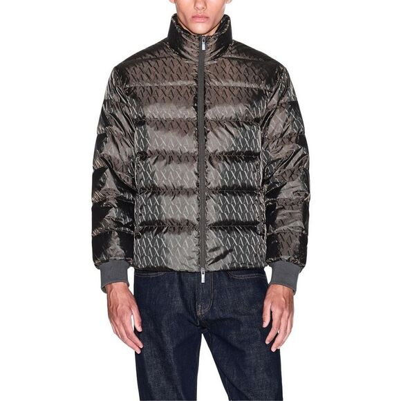 Armani Exchange Green Polyamide Men's Coat